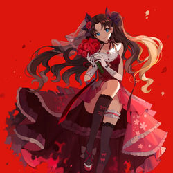 This is a pixiv picture whose title is 赤い花嫁.
