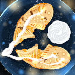 This is a pixiv picture whose title is うお座のたい焼き.