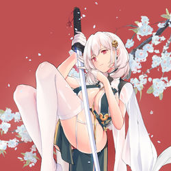 This is a pixiv picture whose title is シリアス.