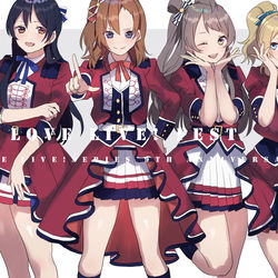 This is a pixiv picture whose title is 永遠の9人の女神.
