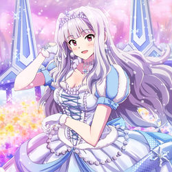 This is a pixiv picture whose title is 銀世界の姫君.