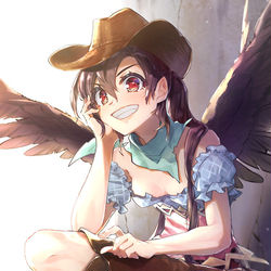 This is a pixiv picture whose title is 驪駒早鬼.