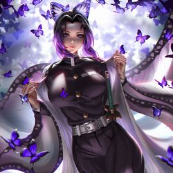 This is a pixiv picture whose title is Shinobu kochou.