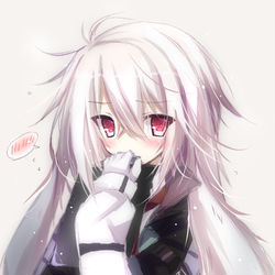This is a pixiv picture whose title is 照れアンセルくんちゃんラクガキ☆.