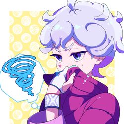 This is a pixiv picture whose title is ばつがわるい時.