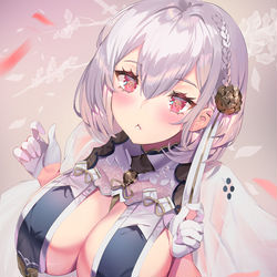 This is a pixiv picture whose title is シリアス.