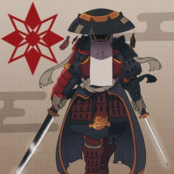 This is a pixiv picture whose title is 誅罰騎士.