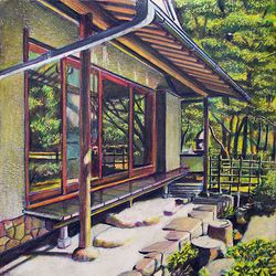 This is a pixiv picture whose title is 初夏の風　杉並区荻窪.