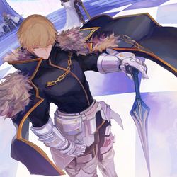 This is a pixiv picture whose title is 吾王之劍.