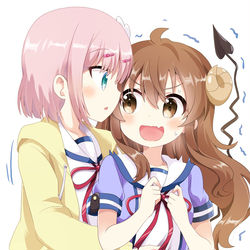 This is a pixiv picture whose title is 桃！近いです！！.