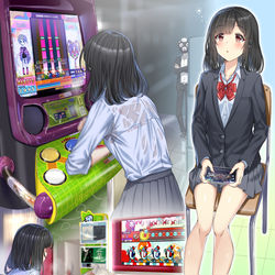 This is a pixiv picture whose title is ゆるふわ音ゲーマーちゃん.