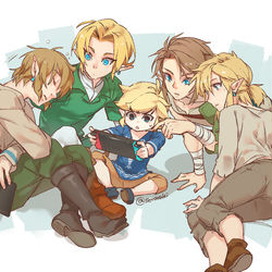 This is a pixiv picture whose title is 私服リンクたち.
