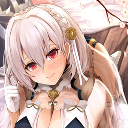This is a pixiv picture whose title is シリアス.