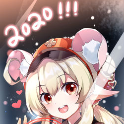 This is a pixiv picture whose title is 可莉贺新春.