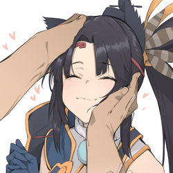 This is a pixiv picture whose title is なでなでわしわし.