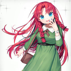 This is a pixiv picture whose title is 現代服風めーりん.