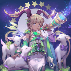 This is a pixiv picture whose title is やぎ座.