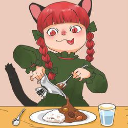 This is a pixiv picture whose title is カレーの日.