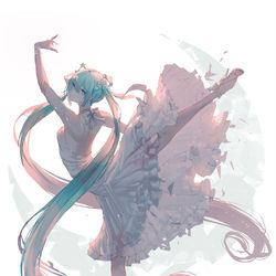 This is a pixiv picture whose title is Hatsune Miku.
