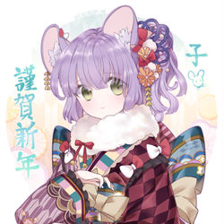 This is a pixiv picture whose title is 子年.