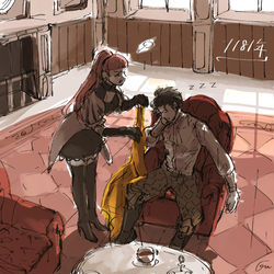 This is a pixiv picture whose title is 【FE風花雪月】クロード中心まとめ3.