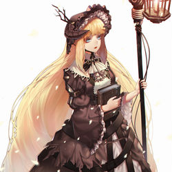 This is a pixiv picture whose title is 白恶魔.