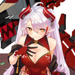 This is a pixiv picture whose title is 春節衣装のプリンツオイゲン.