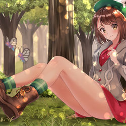 This is a pixiv picture whose title is もりのなか.