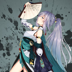 This is a pixiv picture whose title is 云墨丹心.