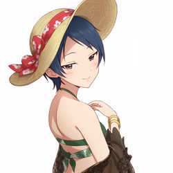 This is a pixiv picture whose title is 和久井留美さん.
