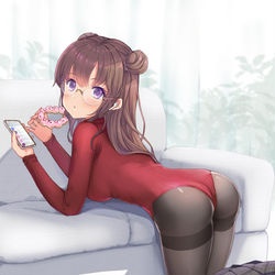 This is a pixiv picture whose title is ドーナツ.