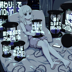 This is a pixiv picture whose title is ゼロになるのを待っているだけの生活.
