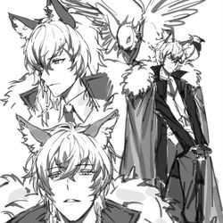 This is a pixiv picture whose title is 银灰.