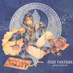 This is a pixiv picture whose title is 【PFAOS】探求の彫金師 シシム【ルナス】.