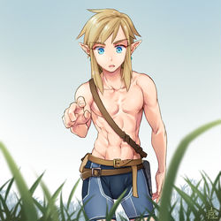 This is a pixiv picture whose title is トイレならそこの草むらで済ますといいですよ.