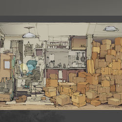 This is a pixiv picture whose title is 積みボール.