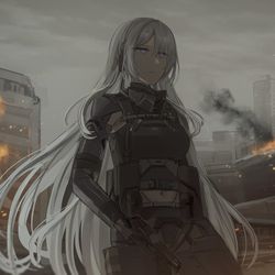 This is a pixiv picture whose title is AK15.