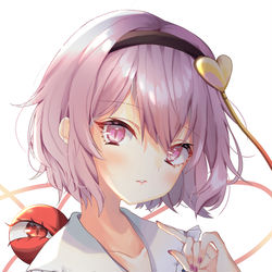 This is a pixiv picture whose title is さとり様に見つめられるだけ.