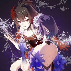 This is a pixiv picture whose title is 双希临门～.