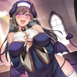 This is a pixiv picture whose title is あまあまサキュバスシスター.
