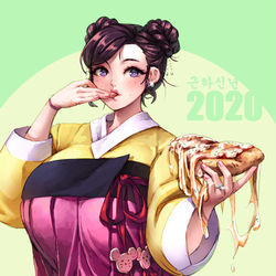 This is a pixiv picture whose title is 근하신년 2020.