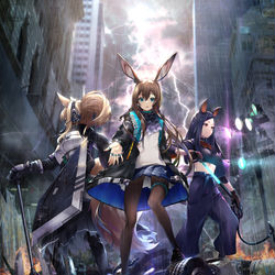 This is a pixiv picture whose title is ドクター…また一緒に戦ってくれますか？.
