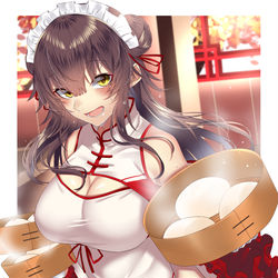 This is a pixiv picture whose title is 「お待たせしましたー！！」.