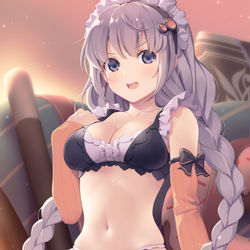 This is a pixiv picture whose title is 可愛いボイスロイドにはメイド服を着せろ２.