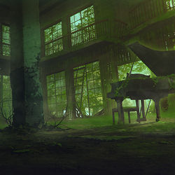 This is a pixiv picture whose title is 主を待つ.