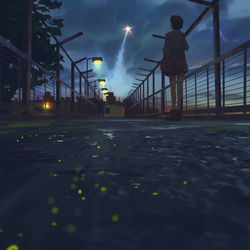 This is a pixiv picture whose title is 5 centimeters per second.
