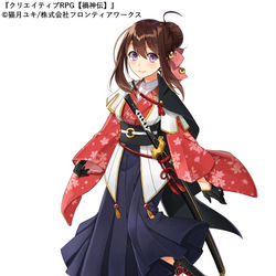 This is a pixiv picture whose title is 【仕事絵】「禍神伝」/クリエイティブRPG.