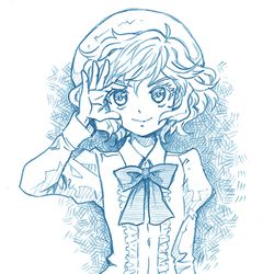 This is a pixiv picture whose title is 岩永 琴子 嬢.