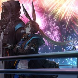 This is a pixiv picture whose title is Arknights - Lunar New Year.