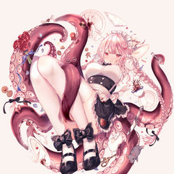 This is a pixiv picture whose title is 🐙.